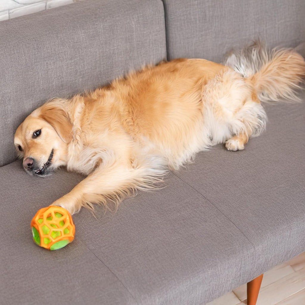 Exciting Geo Play Dual-Texture Dog Toy Cube – Durable, Floating, Squeaky & Treat-Dispensing Fun for Small to Medium Dogs