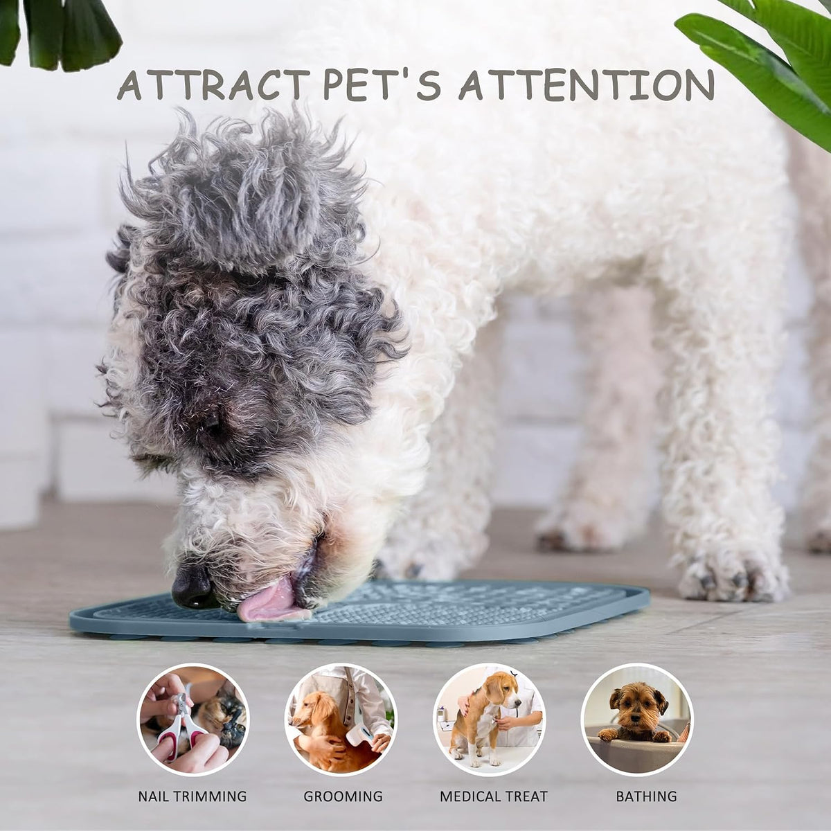 Ultimate 2 Pack Lick Mats for Dogs and Cats - 8.5x8.5 Inches with Suction Cups for Anxiety Relief and Slow Feeding!