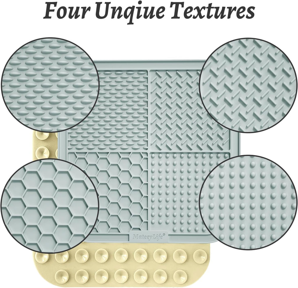 Ultimate 2-Pack Lick Mats for Dogs and Cats - Anxiety Relief and Boredom Buster for Happy Pets!