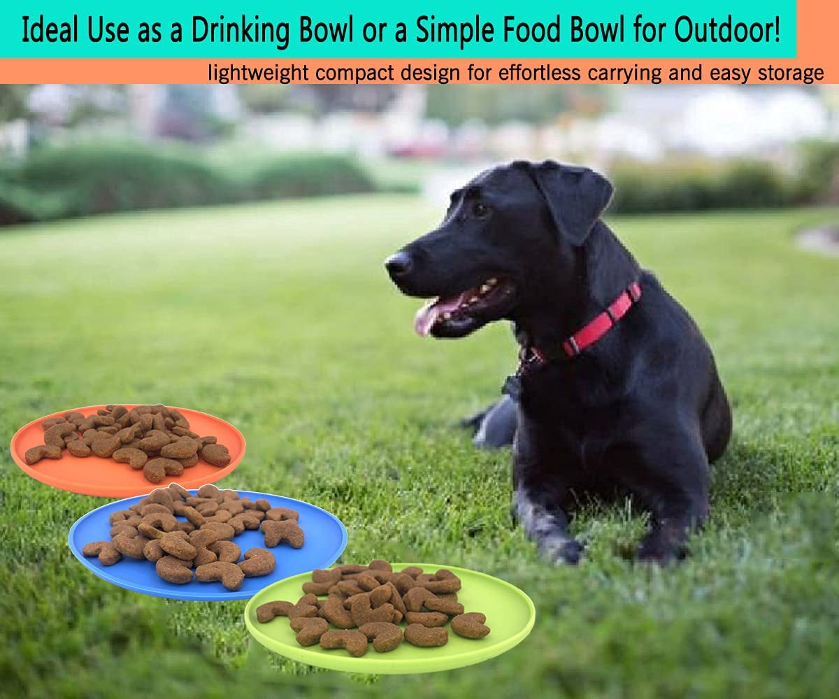 Ultimate Dog Flying Disc Set - 3 Soft Rubber Fetch Toys for All Breeds, Perfect for Water Play & Safe on Teeth - 7 Inch Lightweight Fun!