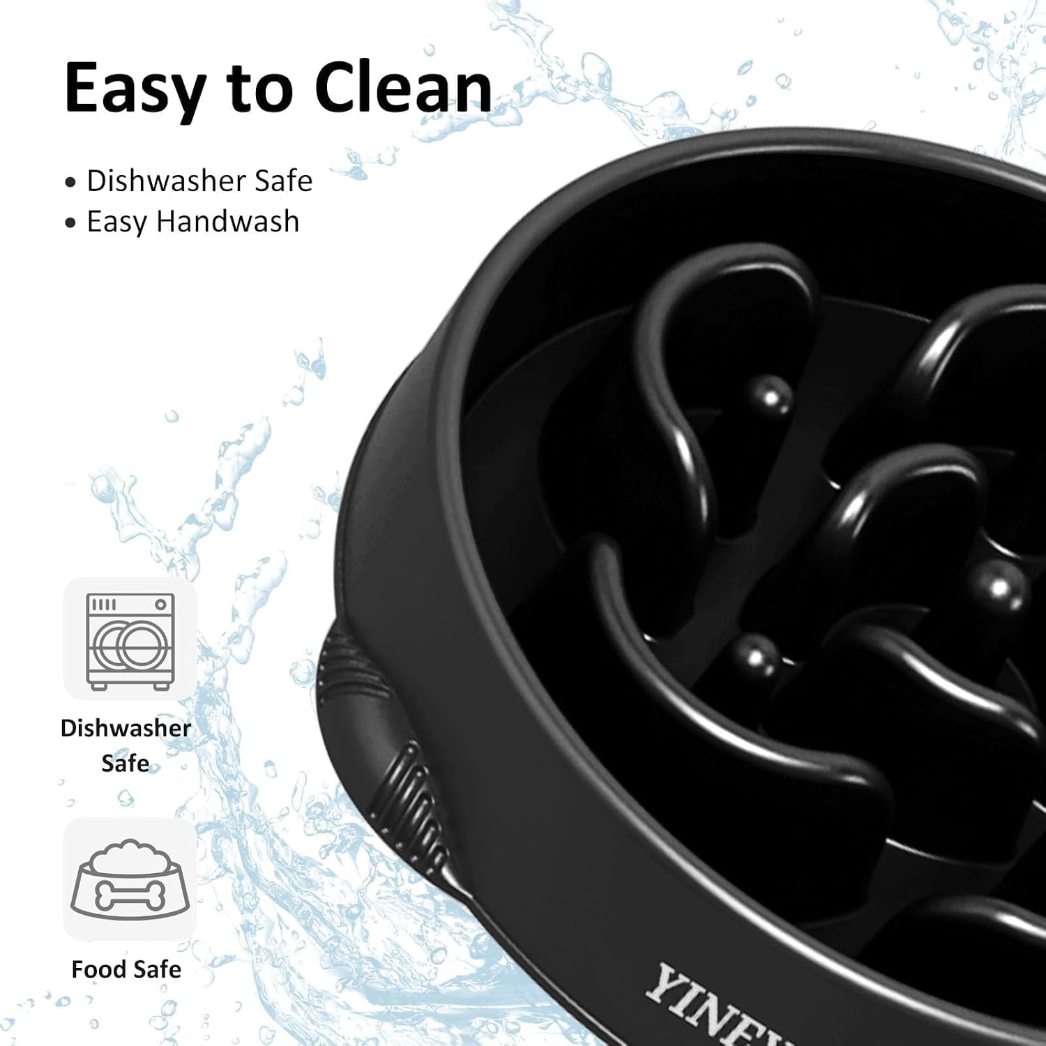 Innovative Slow Feeder Dog Bowl for Large Breeds - Promote Healthy Eating with Anti-Choking Design, Fun Maze Puzzle Feeder, and Easy Clean Features!